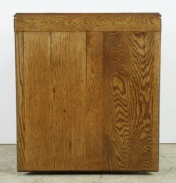 Vintage Dark Tone Oak Folding Desk On Casters 31 Vintage Dark Tone Oak Folding Desk On Casters -OGT Sale Store q285524 16