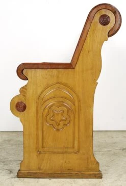 Reclaimed Restored 47 In. Wooden Pine Pew Bench 24 Reclaimed Restored 47 In. Wooden Pine Pew Bench -OGT Sale Store q285527 08