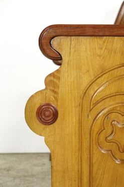 Reclaimed Restored 47 In. Wooden Pine Pew Bench 25 Reclaimed Restored 47 In. Wooden Pine Pew Bench -OGT Sale Store q285527 09