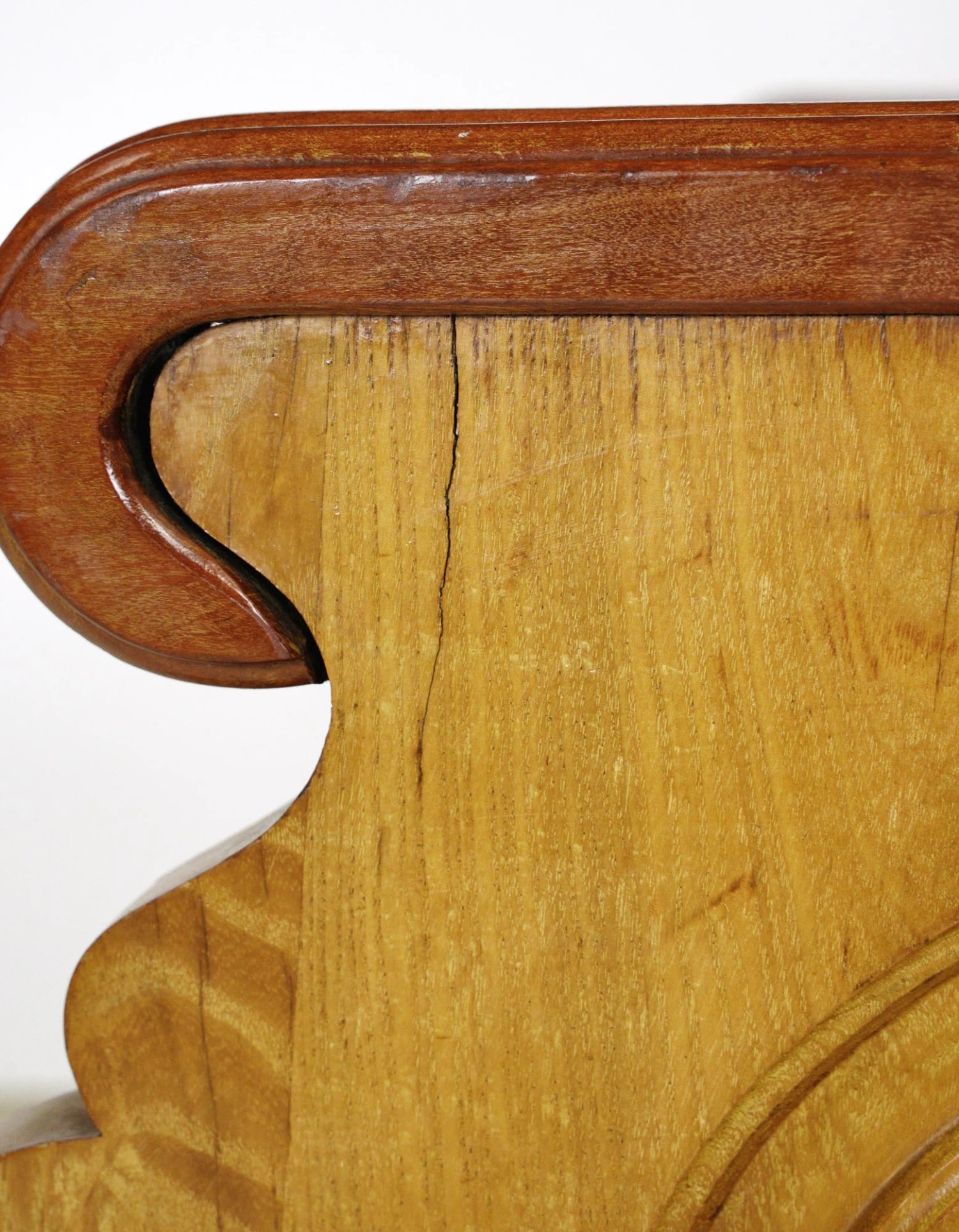 Reclaimed Restored 47 In. Wooden Pine Pew Bench 13 Reclaimed Restored 47 In. Wooden Pine Pew Bench - Image 11