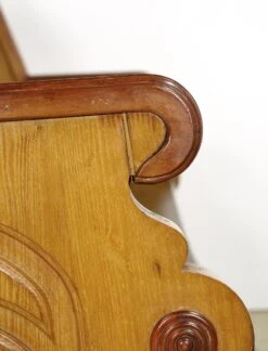 Reclaimed Restored 47 In. Wooden Pine Pew Bench 31 Reclaimed Restored 47 In. Wooden Pine Pew Bench -OGT Sale Store q285527 15