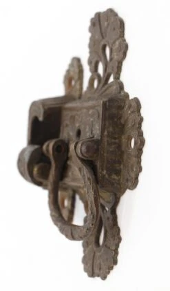 Antique Art Nouveau Bronze Left Handed Ice Box Latch 10 Antique Art Nouveau Bronze Left Handed Ice Box Latch -OGT Sale Store q285629 04