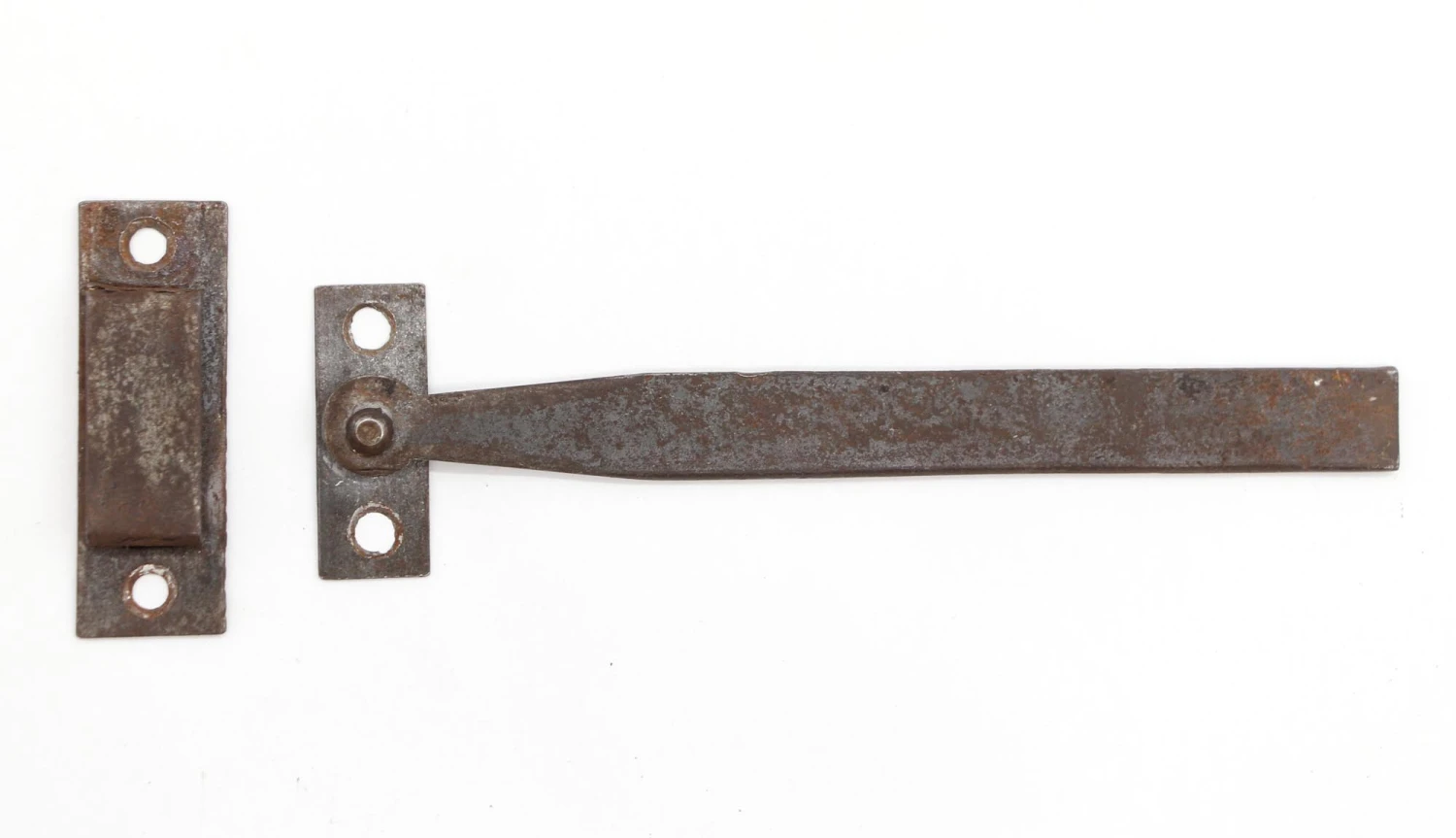 Antique Steel Isbell Curtiss Gate Thumb Latch Handle With Latch Bar 9 Antique Steel Isbell Curtiss Gate Thumb Latch Handle With Latch Bar - Image 7