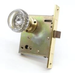 Vintage Round Glass Polished Brass Baldwin Lock Door Knob Set 18 Vintage Round Glass Polished Brass Baldwin Lock Door Knob Set -OGT Sale Store q285654 07