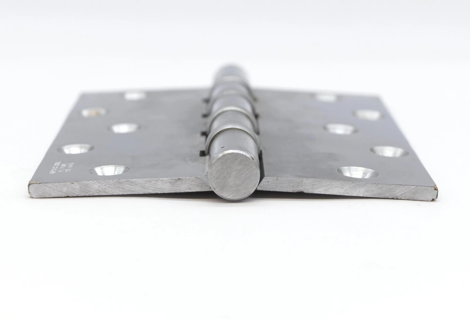 Geo B. Henne Nickeled Brass 6 X 5 Ball Bearing Butt Door Hinge 6 Geo B. Henne Nickeled Brass 6 X 5 Ball Bearing Butt Door Hinge - Image 4