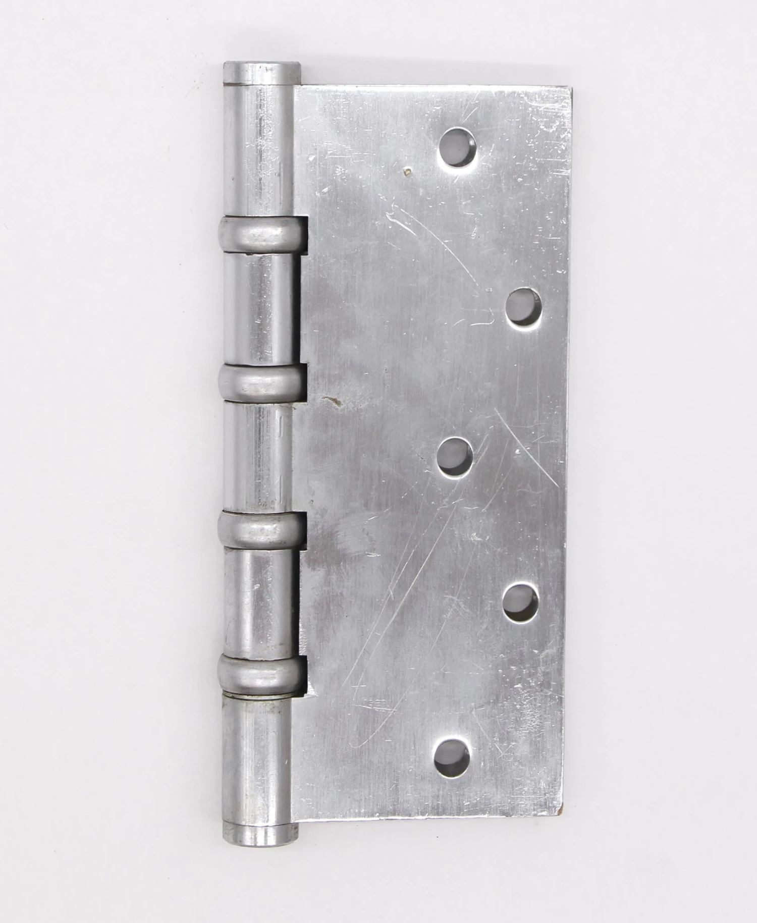 Geo B. Henne Nickeled Brass 6 X 5 Ball Bearing Butt Door Hinge 7 Geo B. Henne Nickeled Brass 6 X 5 Ball Bearing Butt Door Hinge - Image 5