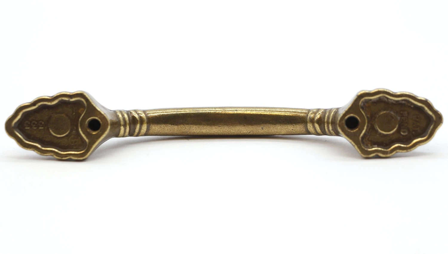 Set Of New Brass 5.125 In. Fluted Amerock Bridge Drawer Pulls 8 Set Of New Brass 5.125 In. Fluted Amerock Bridge Drawer Pulls - Image 6