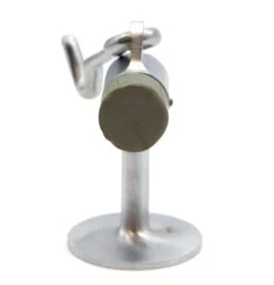Old New Commercial Brushed Steel Brass Wall Mount Latch Door Stopper 14 Old New Commercial Brushed Steel Brass Wall Mount Latch Door Stopper -OGT Sale Store q285680 04