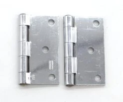 Pair Of Chrome Plated Steel Stanley 3 X 3 Butt Door Hinges 10 Pair Of Chrome Plated Steel Stanley 3 X 3 Butt Door Hinges -OGT Sale Store q285683 04