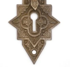 Antique Victorian 7.875 In. Nimick & Graham Brass Door Back Plate -OGT Sale Store q285693 04