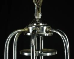 Art Deco Glass Slip Shade 6 Light Chandelier -OGT Sale Store q286193 07