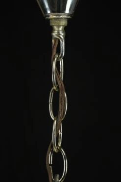 Art Deco Glass Slip Shade 6 Light Chandelier -OGT Sale Store q286193 08