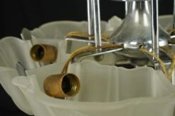 Art Deco Glass Slip Shade 6 Light Chandelier -OGT Sale Store q286193 10