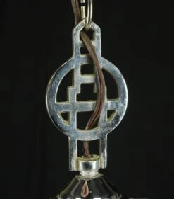 Art Deco Glass Slip Shade 6 Light Chandelier -OGT Sale Store q286193 11