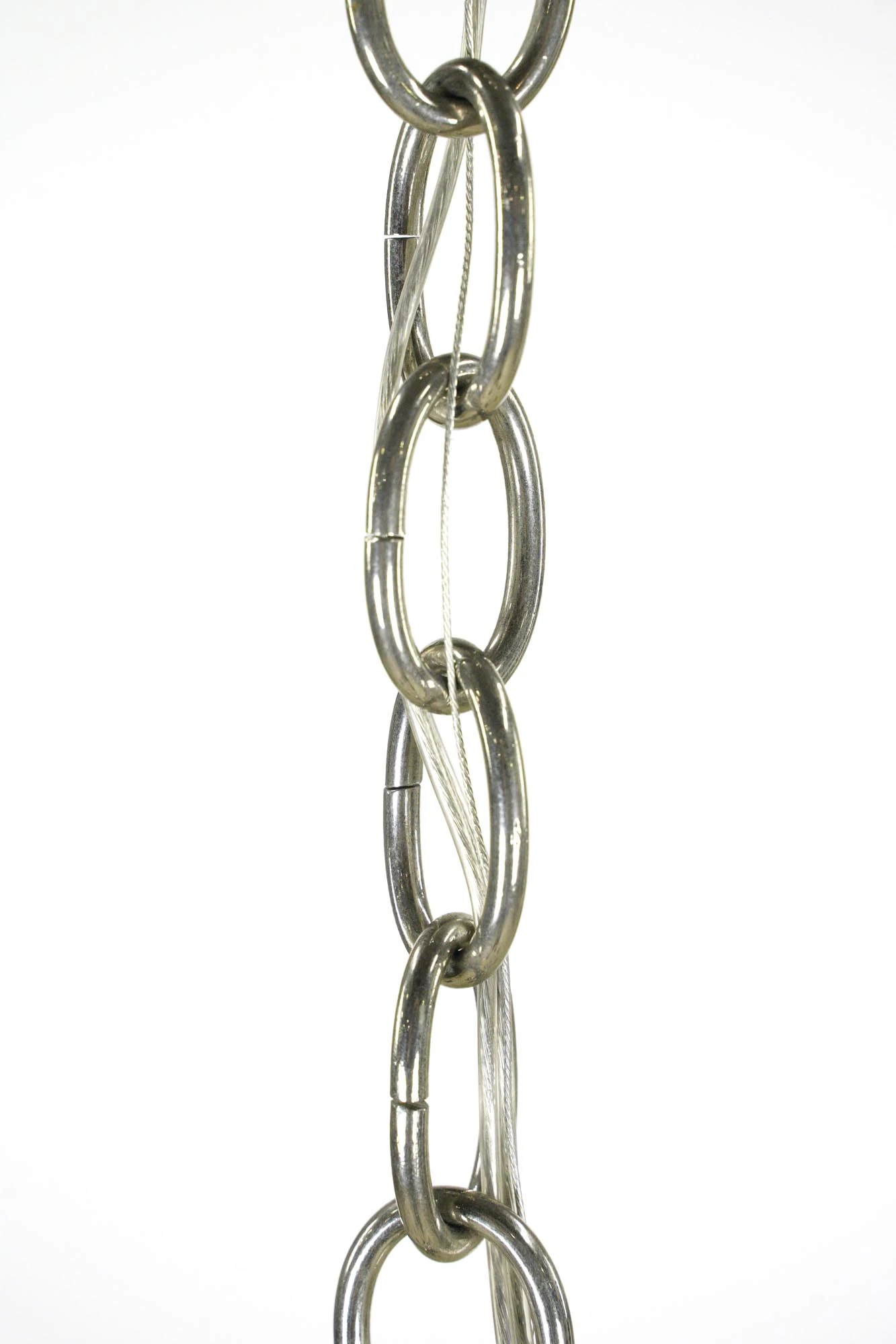 Dutch Style 8 Arm Two Tone Nickel Brass Chandelier 6 Dutch Style 8 Arm Two Tone Nickel Brass Chandelier - Image 4