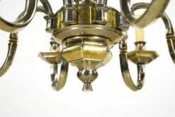Dutch Style 8 Arm Two Tone Nickel Brass Chandelier 23 Dutch Style 8 Arm Two Tone Nickel Brass Chandelier -OGT Sale Store q286239 07