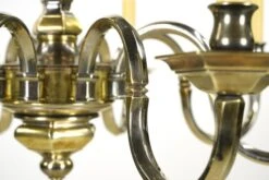 Dutch Style 8 Arm Two Tone Nickel Brass Chandelier 26 Dutch Style 8 Arm Two Tone Nickel Brass Chandelier -OGT Sale Store q286239 10