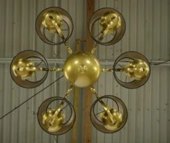 Victorian Black Shaded 6 Arm 18 Socket Brass Chandelier -OGT Sale Store q286244 13