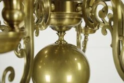 Victorian Black Shaded 6 Arm 18 Socket Brass Chandelier -OGT Sale Store q286244 15