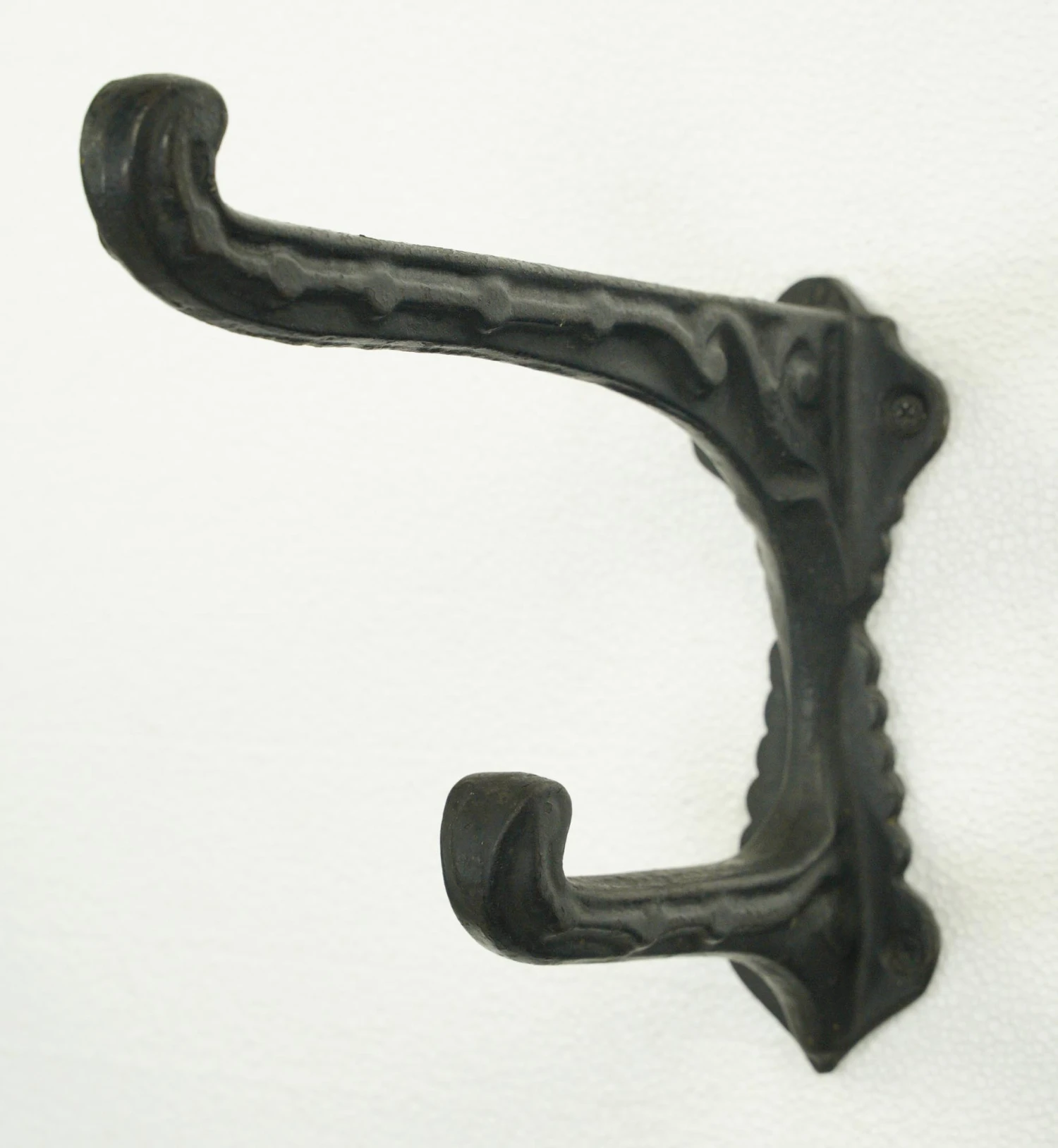 Pair Of Ornate Wall Mount Black Cast Iron Barn Tack Room Hooks 7 Pair Of Ornate Wall Mount Black Cast Iron Barn Tack Room Hooks - Image 5