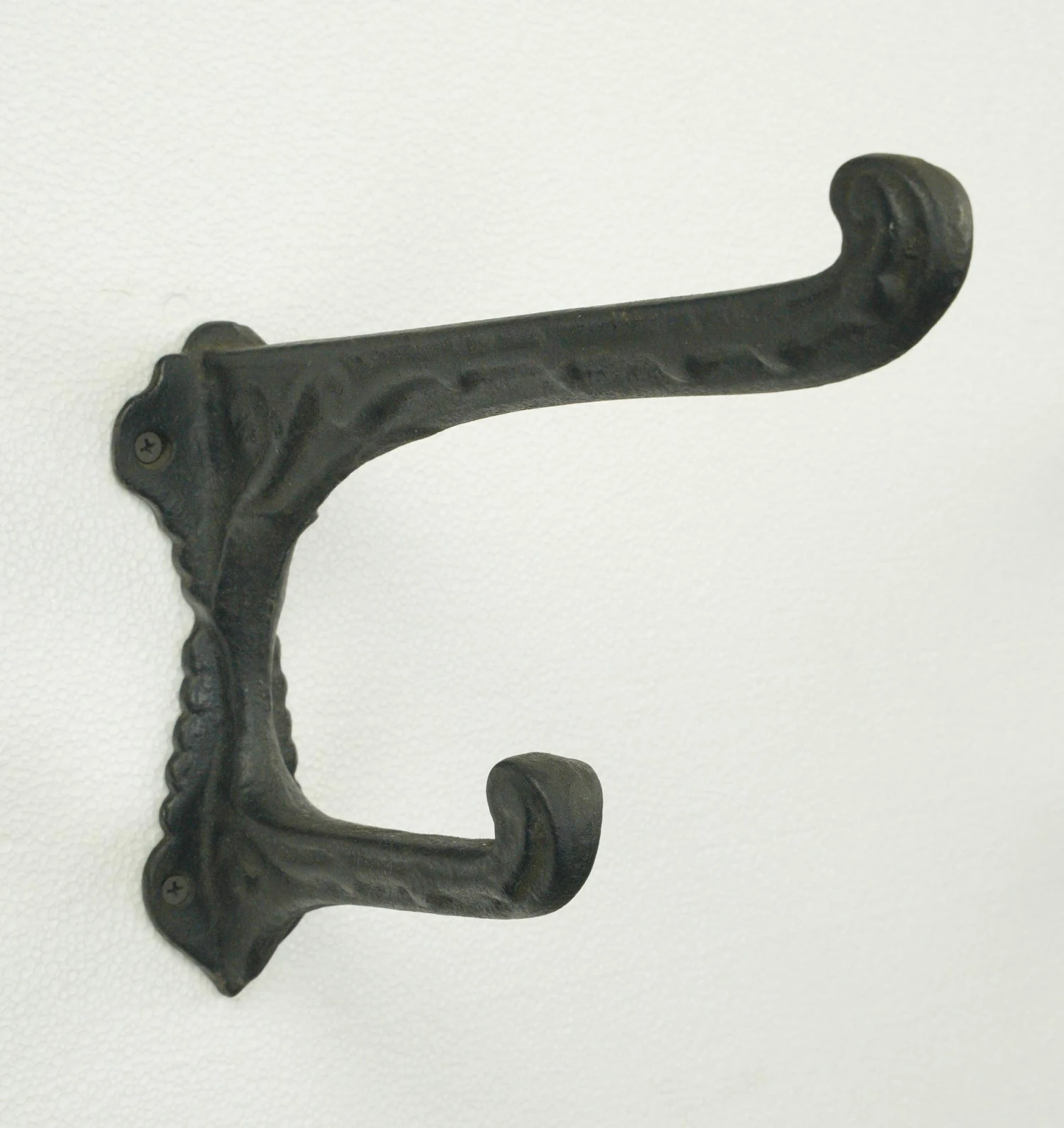 Pair Of Ornate Wall Mount Black Cast Iron Barn Tack Room Hooks 9 Pair Of Ornate Wall Mount Black Cast Iron Barn Tack Room Hooks - Image 7