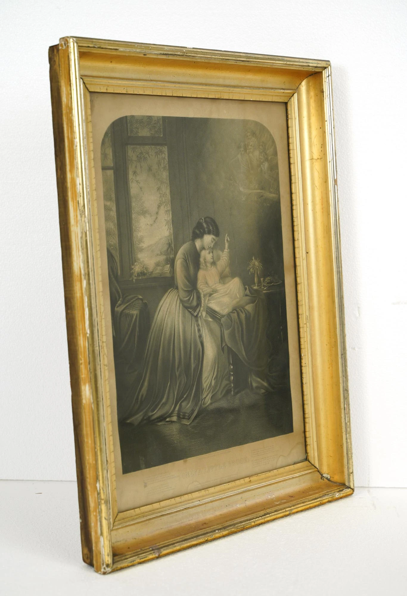 1870s Framed Print Titled Only A Little Brook 13 1870s Framed Print Titled Only A Little Brook - Image 11