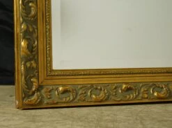 Vintage French Gilt Wood Plaster Beveled Wall Mirror 79 X 42 In. 23 Vintage French Gilt Wood Plaster Beveled Wall Mirror 79 X 42 In. -OGT Sale Store q286297 08