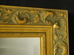 Vintage French Gilt Wood Plaster Beveled Wall Mirror 79 X 42 In. 25 Vintage French Gilt Wood Plaster Beveled Wall Mirror 79 X 42 In. -OGT Sale Store q286297 10