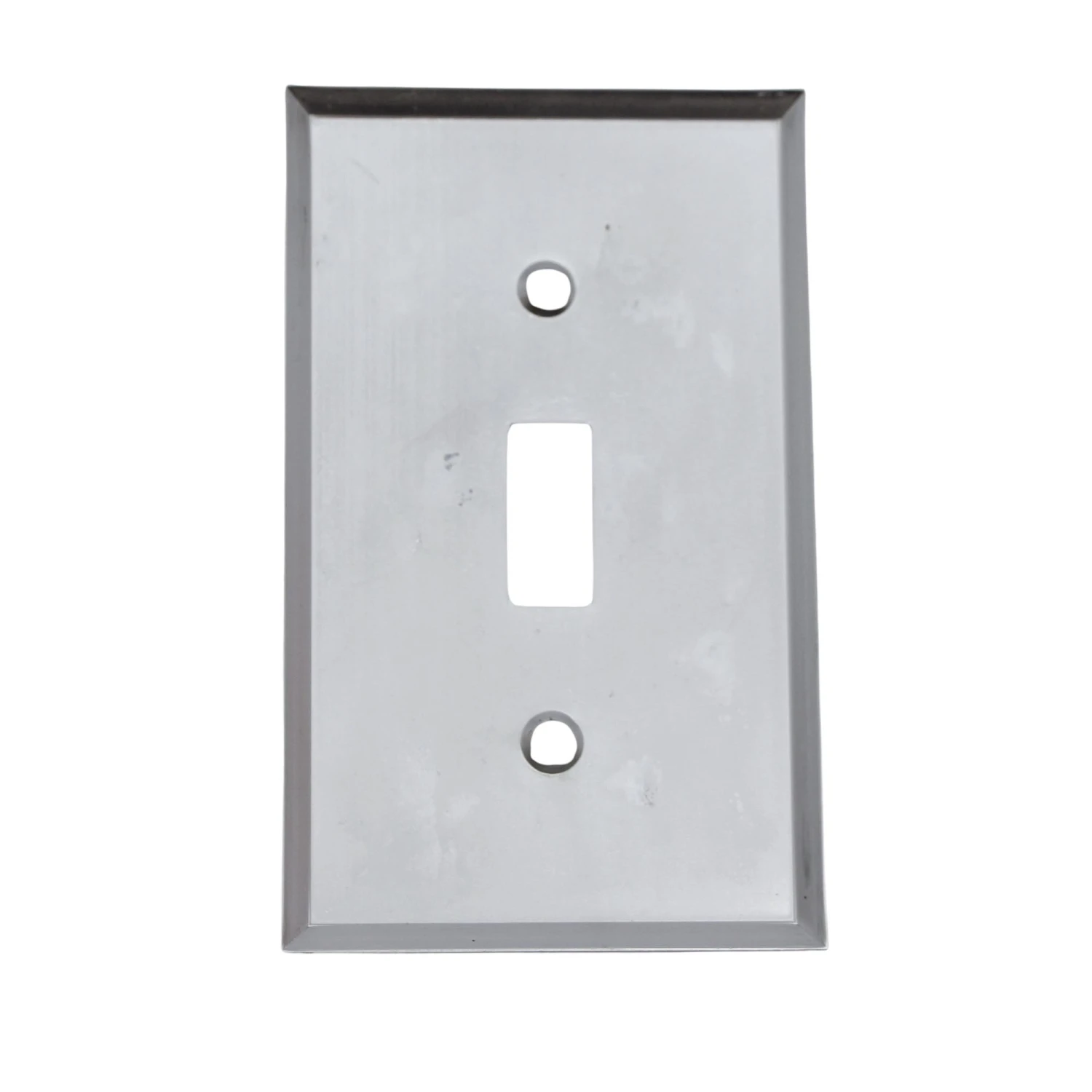 New Brushed Steel Brass Toggle Switch Cover Wall Plate 6 New Brushed Steel Brass Toggle Switch Cover Wall Plate - Image 4