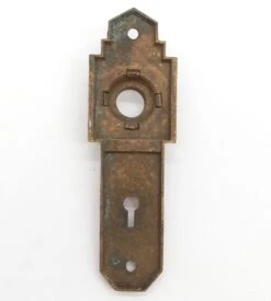 Antique 6 In. Aesthetic Floral Brass Door Back Plate -OGT Sale Store q286366 04