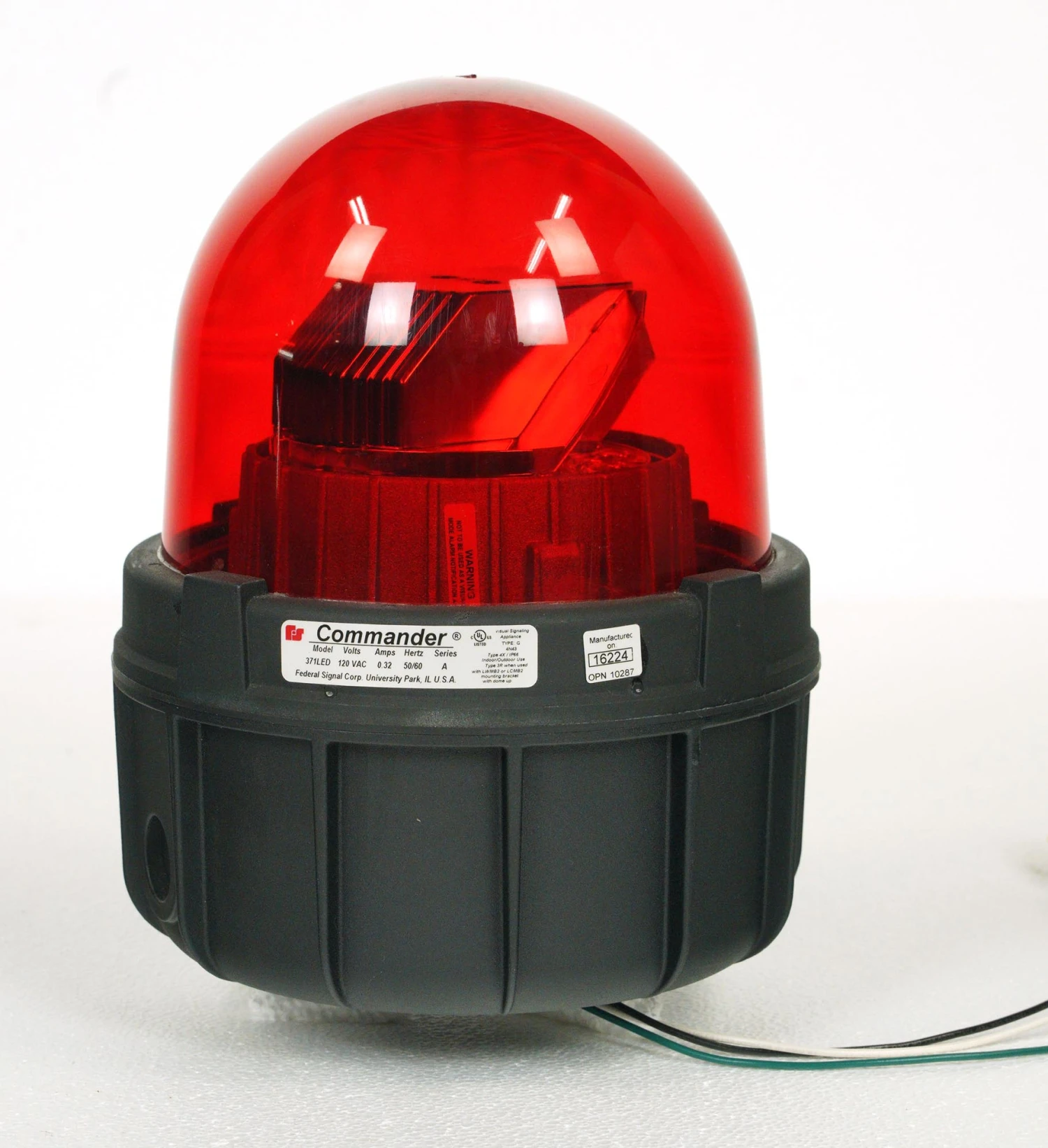 Commander LED Black Body Red Lens Rotating Warning Beacons 8 Commander LED Black Body Red Lens Rotating Warning Beacons - Image 6