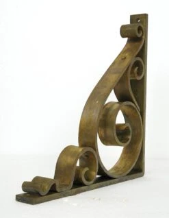 Pair Of Victorian Hand Forged Bronze Shelf Brackets 20 Pair Of Victorian Hand Forged Bronze Shelf Brackets -OGT Sale Store q286441 05