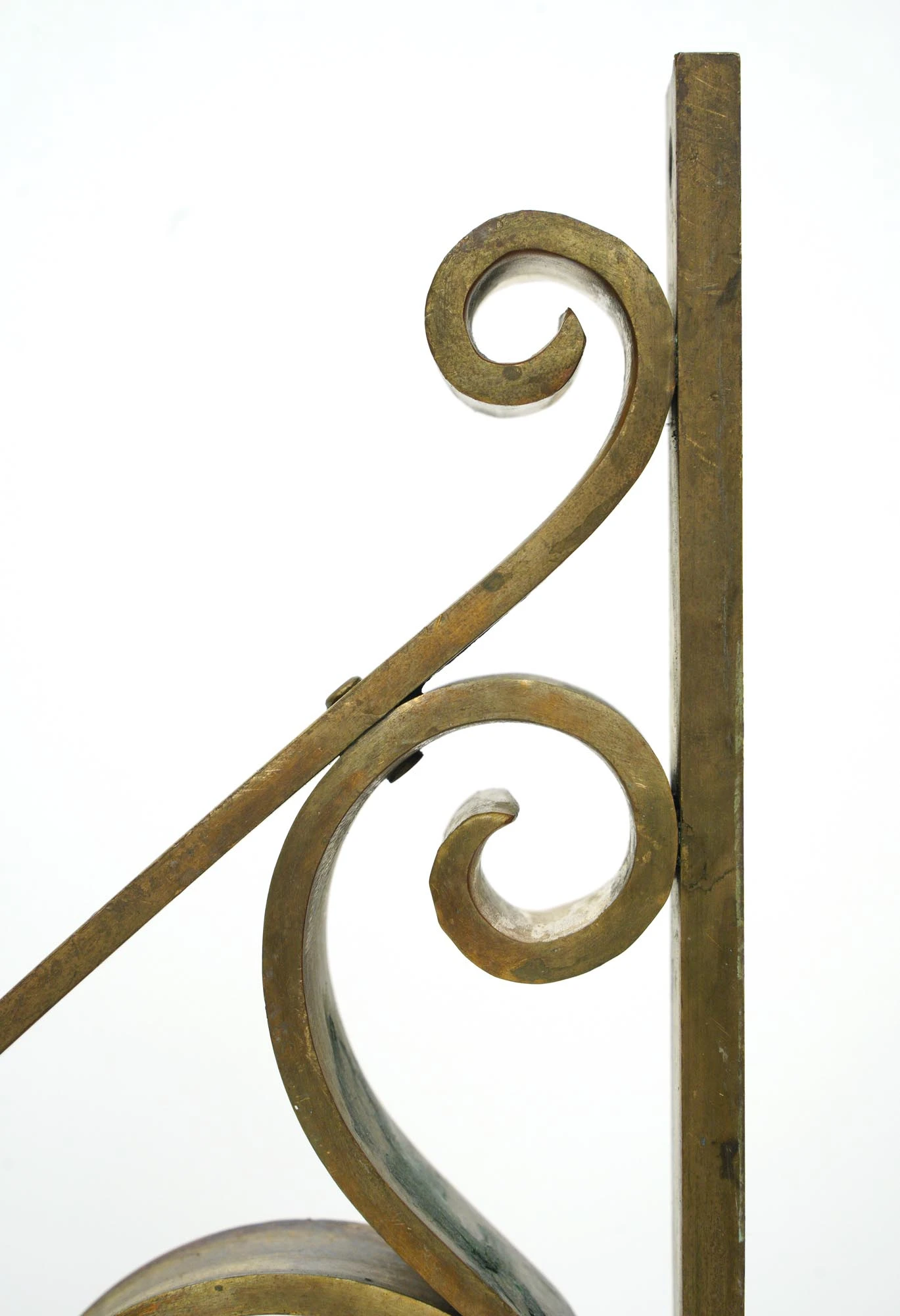 Pair Of Victorian Hand Forged Bronze Shelf Brackets 9 Pair Of Victorian Hand Forged Bronze Shelf Brackets - Image 7