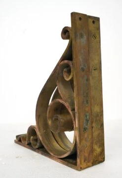 Pair Of Victorian Hand Forged Bronze Shelf Brackets 26 Pair Of Victorian Hand Forged Bronze Shelf Brackets -OGT Sale Store q286441 11