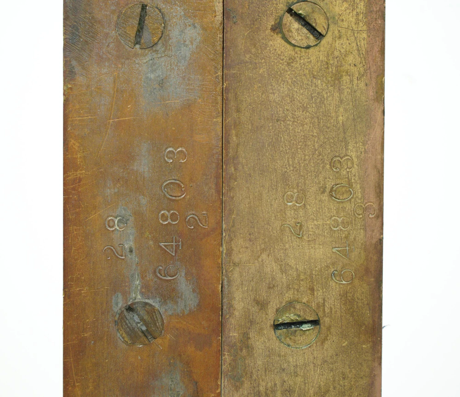 Pair Of Victorian Hand Forged Bronze Shelf Brackets 14 Pair Of Victorian Hand Forged Bronze Shelf Brackets - Image 12