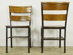 Refinished NYC St. John The Divine Maple & Steel Frame Chair 21 Refinished NYC St. John The Divine Maple & Steel Frame Chair -OGT Sale Store q286466 07