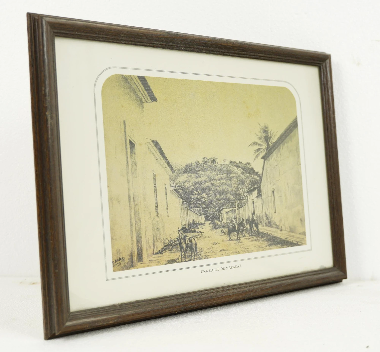 Custom Wood Frame Print Of Una Calle De Maracay 7 Custom Wood Frame Print Of Una Calle De Maracay - Image 5