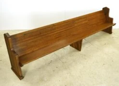 Reclaimed 11.25 Ft. Oak Church Pew Bench -OGT Sale Store q286472 06