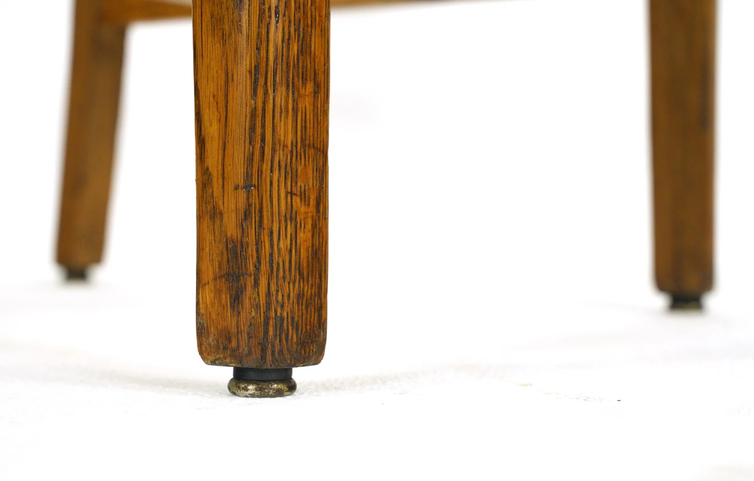 1960s Sikes Co. Dark Wood Oak Chair 6 1960s Sikes Co. Dark Wood Oak Chair - Image 4