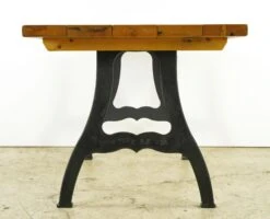 Handcrafted 5 Ft. Cedar And Cast Iron New York Legs Farm Table 15 Handcrafted 5 Ft. Cedar And Cast Iron New York Legs Farm Table -OGT Sale Store q286505 06