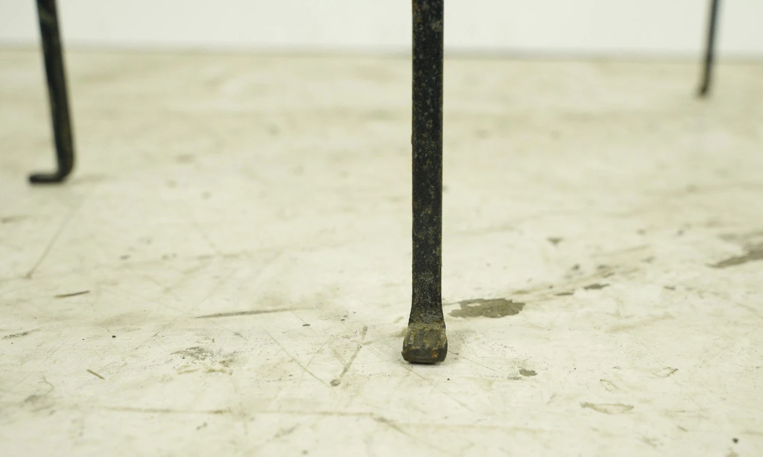 Vintage Glass & Wrought Iron Foliate Accent End Table 8 Vintage Glass & Wrought Iron Foliate Accent End Table - Image 6