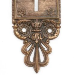 French Yale & Towne Brass Ornate Door Back Plate 11 French Yale & Towne Brass Ornate Door Back Plate -OGT Sale Store q286607 04