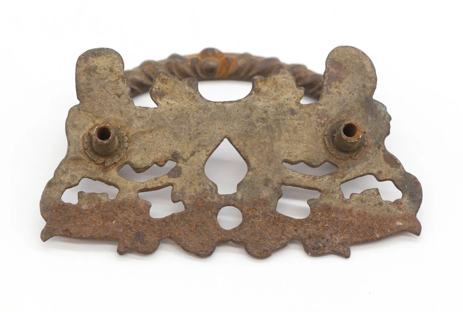 Victorian Cast Iron Bail Drawer Pull 6 Victorian Cast Iron Bail Drawer Pull - Image 4