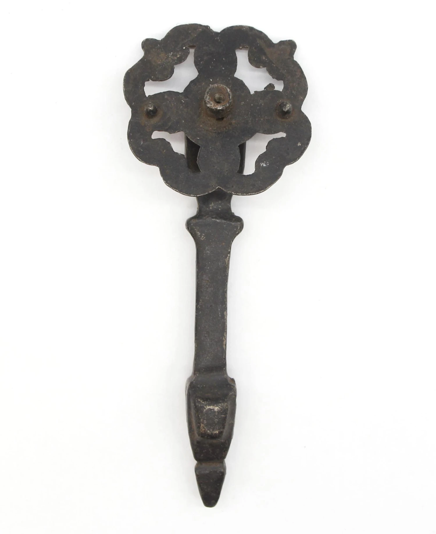 Vintage Arts & Crafts Hammered Brass Door Pull 8 Vintage Arts & Crafts Hammered Brass Door Pull - Image 6