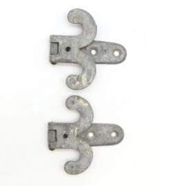 Pair Of Industrial Vintage Steel Strap Door Hinges 9 Pair Of Industrial Vintage Steel Strap Door Hinges -OGT Sale Store q286631 04