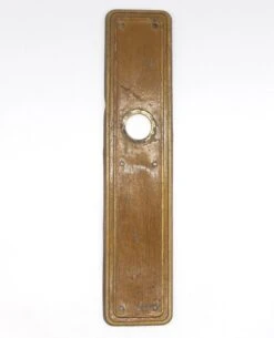 Pair Of Vintage 14.5 In. Commercial Brass Door Push Plates 11 Pair Of Vintage 14.5 In. Commercial Brass Door Push Plates -OGT Sale Store q286655 04