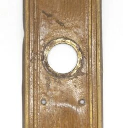 Pair Of Vintage 14.5 In. Commercial Brass Door Push Plates 12 Pair Of Vintage 14.5 In. Commercial Brass Door Push Plates -OGT Sale Store q286655 05