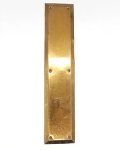 Pair Of Vintage 14.375 In. Polished Brass Door Push Plates -OGT Sale Store q286658 05