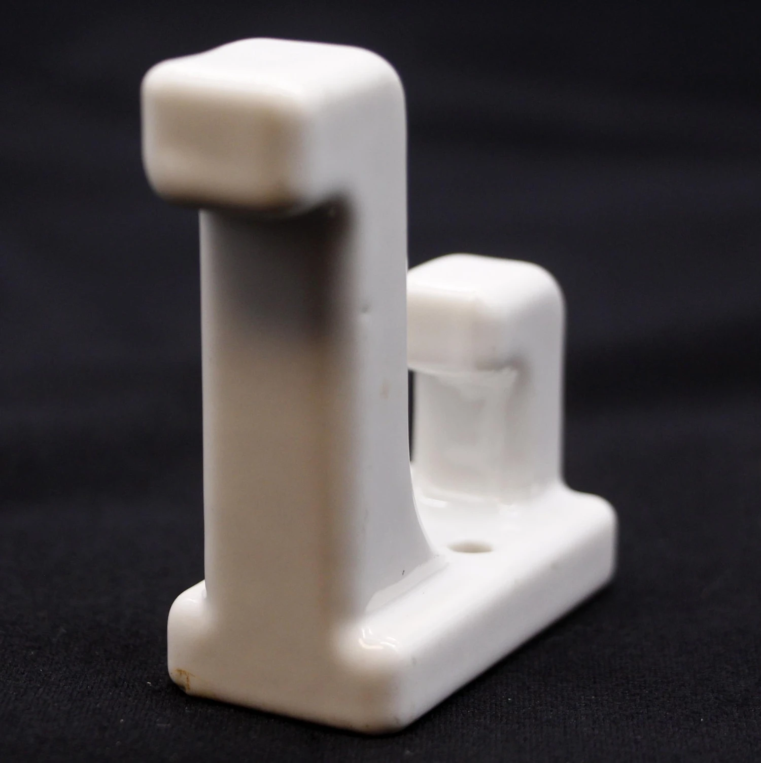 Vintage 2 Arm Ceramic Double Bathroom Wall Hook 7 Vintage 2 Arm Ceramic Double Bathroom Wall Hook - Image 5