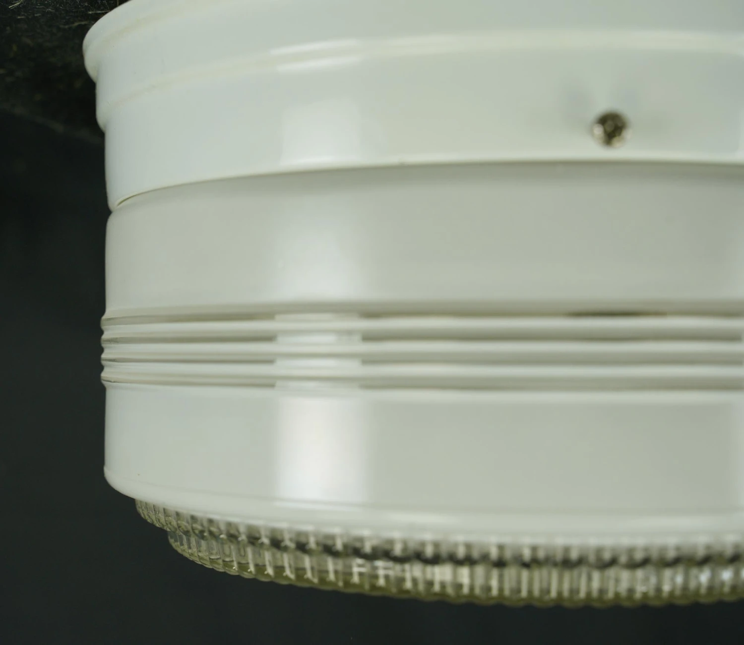 8.75 In. Round White Flush Mount Ceiling Light 6 8.75 In. Round White Flush Mount Ceiling Light - Image 4